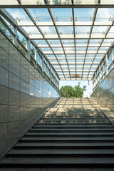 Entrance and exit of underground passage