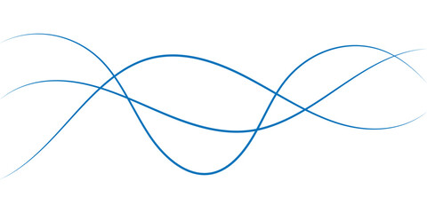 Thin line wavy abstract vector background. Abstract wave vector background with flowing lines and digital design elements. eps 10