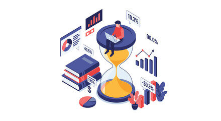 Dynamic business analytics visualize growth opportunities and financial progress with insightful data