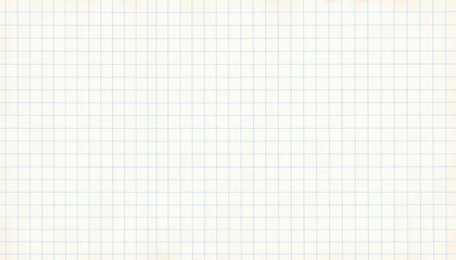 Aged, off-white grid paper background with subtle texture,  notebook,  scan