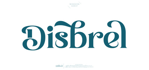  DISBREL calligraphy alphabet small lettering a to z font family