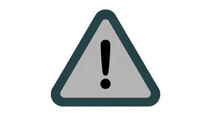 Warning sign icon