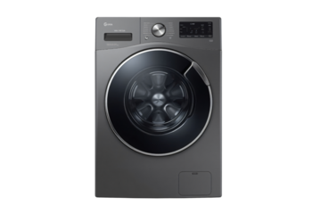 Modern washer, laundry room, clean background, appliance catalog