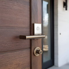 door handle and lock