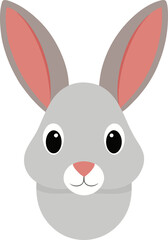 Fototapeta premium rabbit, bunny, easter, cartoon, animal, illustration, vector