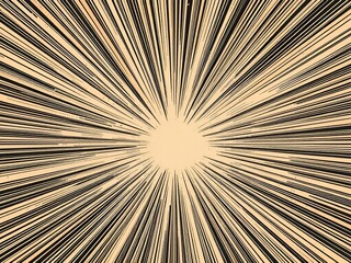 Burst of Light Speed Lines Effect