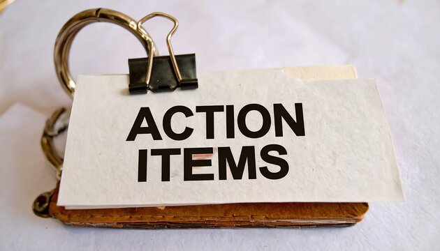 Action Items Note