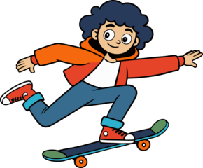 boy on skateboard
