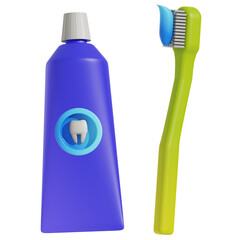 3D Toothbrush and Toothpaste