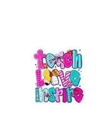 Obraz premium TEACH LOVE SVG