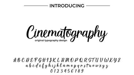Cinematography - Elegant Script Font for Smooth Handwritten Design and Creative Typography