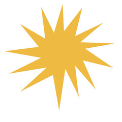 Comic Explosion Shape