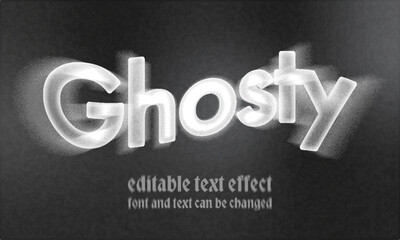 ghosty Cinematic Text Effect