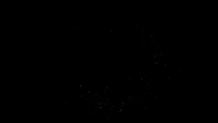 3D Golden Streak Flying Background. Gold Particles Trails Shimmer Spiral Animation. Magic Effect Motion 4k Golden particles effect Overlay sparkles. festival Christmas, Diwali, Ramadan glitters Bokeh - Powered by Adobe