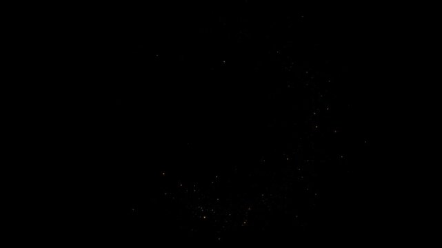 3D Golden Streak Flying Background. Gold Particles Trails Shimmer Spiral Animation. Magic Effect Motion 4k Golden particles effect Overlay sparkles. festival Christmas, Diwali, Ramadan glitters Bokeh
