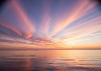 Beautiful Sunset Over the Ocean