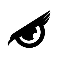 Obraz premium Eagle Head Silhouette