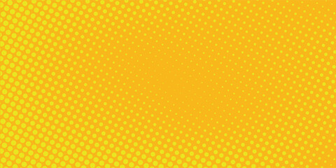 Dots halftone yellow and dark blue color pattern gradient grunge texture background. vector Ilustration dotted