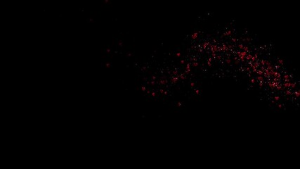 Heart light trail background heart particle light filling Love, wedding, Valentine's Day. love marriage motion concept. Romantic animation St. Mother's day, Wedding anniversary invitation e-card 3D 4K