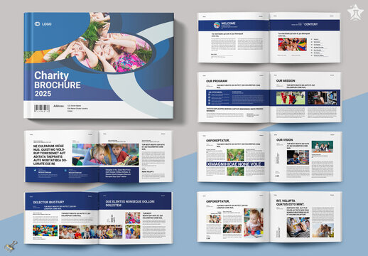 Charity Brochure Landscape Template