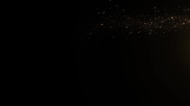 Red Particle trail entering transition wipe effect 4K golden shiny and glittering particles border frame strings flow animation, abstract luxury Christmas new year social media motion design element