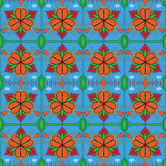 seamless pattern with flowers