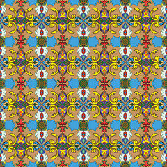 seamless pattern with flowers