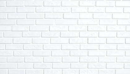 Obraz premium A seamless pattern of white bricks. A clean, simple background
