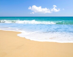 Fototapeta premium Tranquil beach scene (3)