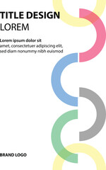 colorful half circle background. geometric shape patterns, ideal for modern designs, digital projects, banners and creative visual presentations.