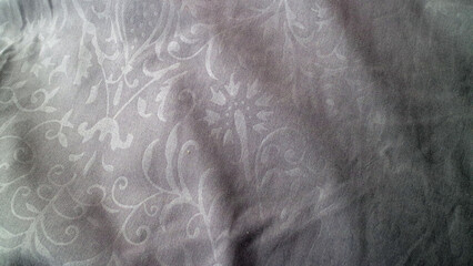 Textured Fabric with Subtle Floral Pattern