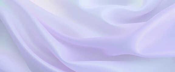 Obraz premium Soft Lavender and White Fabric with Gentle Draping and Subtle Sheen