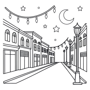 vector illustration of a city