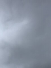 gllomy sky with dark gray clouds
