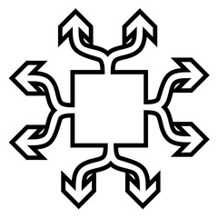 vector illustration of a arrows