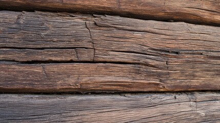 Close-up view of weathered wooden planks showcasing intricate textures and natural aging effects