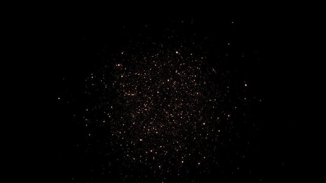 Golden glitter sparkling background particles flying wind black background, shot with depth of field. dust bokeh abstract Luxurious backdrop of shimmering golden waves. shimmering visual effect 2026