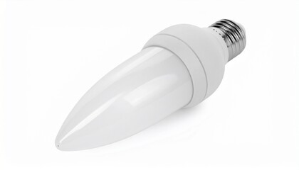 Modern LED Light Bulb on white background