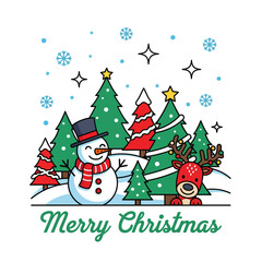 Aesthetic Christmas Graphic Merry Christmas Holiday season