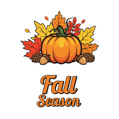 Aesthetic Fall Season Thanksgiving Graphic