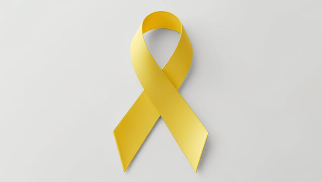 Yellow ribbon awareness support childhood cancer endometriosis sarcoma liver disease bone cancer
