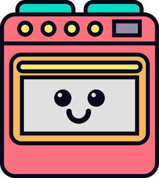 Cute Doodle Home Appliance Element