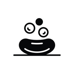 Black solid icon for soap