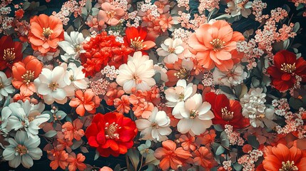 High Resolution of Beautiful Flower Background Backdrop for Wedding Decorations