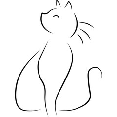 Cat Line Art