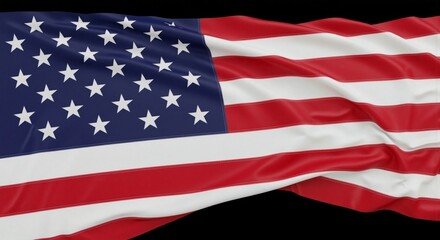American Flag A Symbol of Freedom, Patriotism, and National Pride - High-Resolution Image