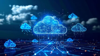 Digital Transformation: A vision of interconnected networks and cloud computing - Powered by Adobe