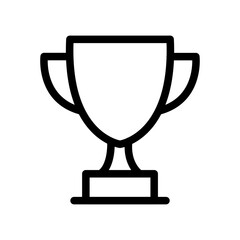 Trophy Line Icon of Sports and Recreation Icon Set