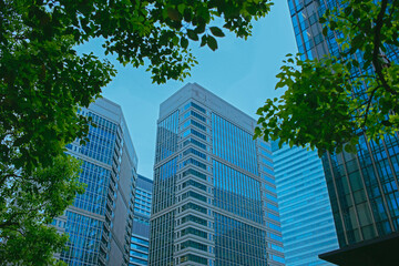 高層ビル　オフィス街