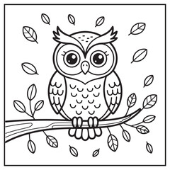 Autumn Scenes Coloring Pages